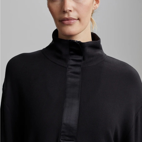 Varley Roeder Half Zip Midlayer Pullover Sweatshirt Black Size Small 1/4 Zip - Picture 2 of 16